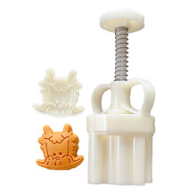 Prachtige Dragon Head Cakevorm Veilige siliconen taartstempel