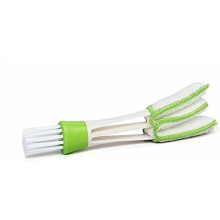 Ferramenta de limpeza para painel de instrumentos, escova de limpeza multifuncional com pano de microfibra ultrafina, espanador desmontável para
