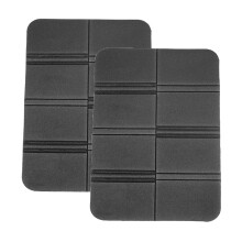 Coussin d'assise d'extérieur, portable et pliable pour un rangement facile, mousse XPE offrant une isolation thermique, conception élastique pour