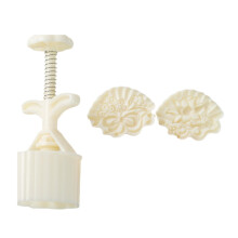 Bloemenwaaier Maan Cake Maker Mold MidAutumn Gebak Gereedschap