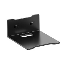 Robust metal wall shelf for projectors and cameras, nodrill mounting, for home and office, compatible with camera mounts