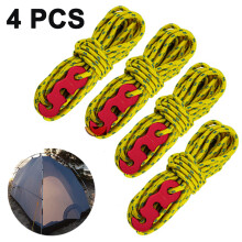 Ajustador de cuerda de aleación de aluminio de alta calidad, diseño reflectante, cuerda de camping ligera y de alta resistencia para barcos,