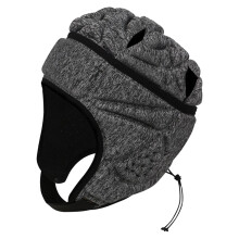 Rugby Helmet Goalkeeper Hat Protection Headgear For Training Sports Gray 42x20 Cm