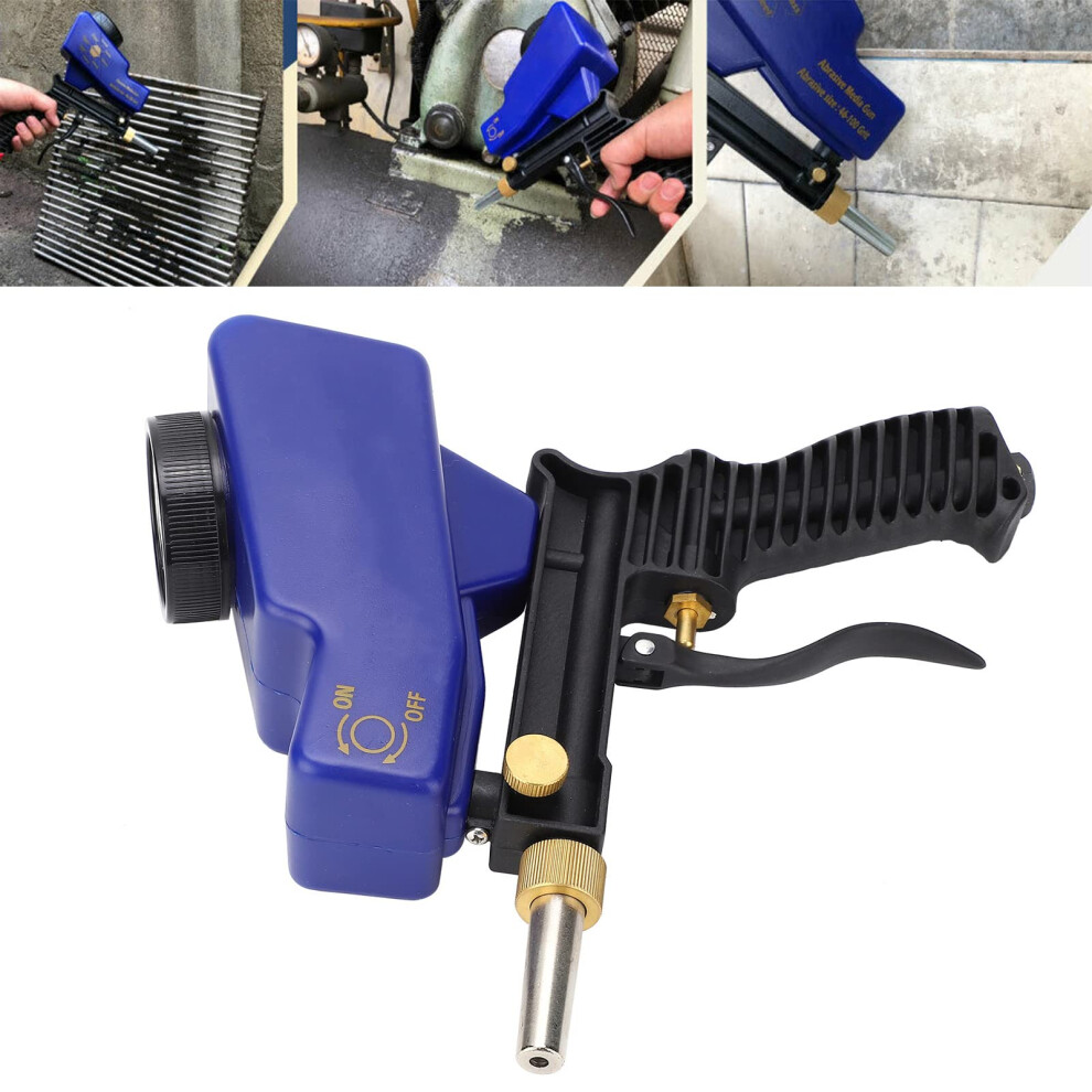 Gravity Feed Sandblasting Gun Air Sandblaster, Handheld Portable Sandblaster, 70150 Psi, 6000 Rpm 9323874517605