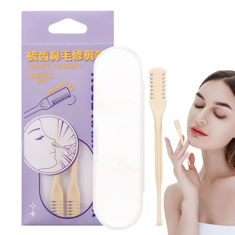 Nose hair trimmer for men, 2in1 hair trimmer with storage box