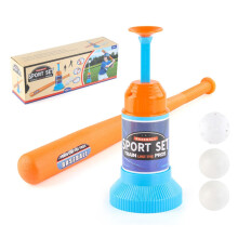 Tee Ball Set  Baseball Outdoor Toy, Children's Baseball Tees Set  Backyard Baseball Set