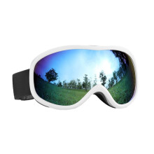 Skibrille mit Doppellinse, UV-Schutz und stoßfestem Rahmen, komfortabler Schaumstoffpolsterung mit verstellbarem Kopfband, Belüftungssystem und