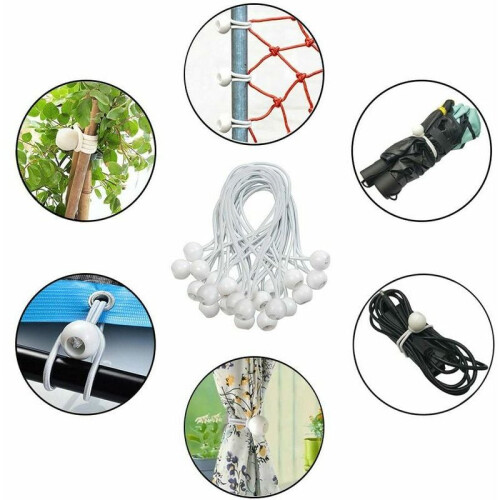 Κορδόνι ελαστικού bungee με μπάλες, ανθεκτικά στις καιρικές συνθήκες, ανθεκτικά 2
