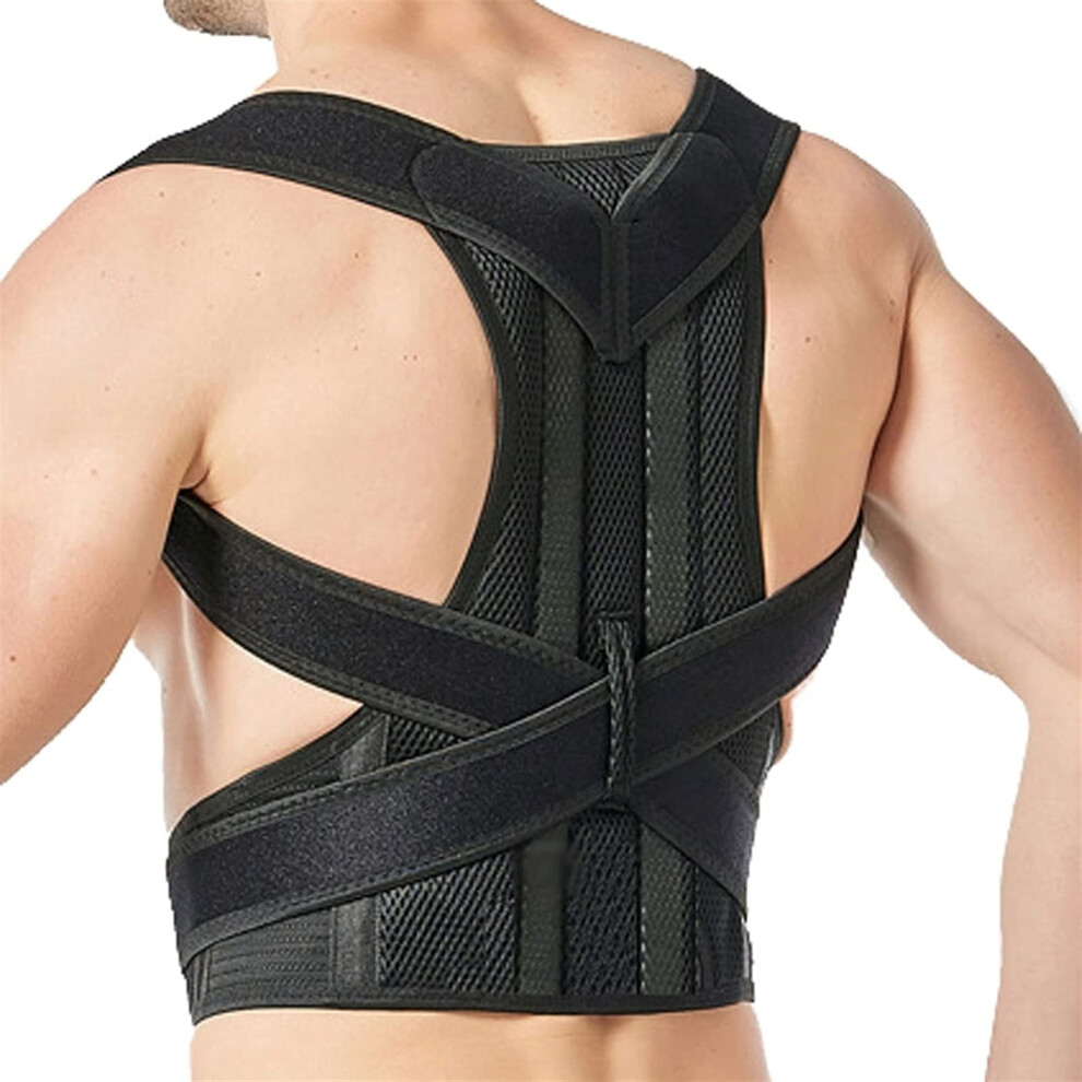 Posture Corrector Unisex Back Brace, Spine Support Belt For Neck, Back And Shoulders, Pain Relief, Size XXL