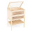 Cage pour hamster 60 x 40 x 80 cm avec zones multi-échelles et rack de 1