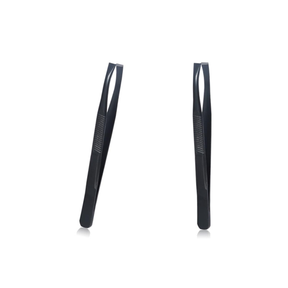 Black 4Piece Eyebrow Clamp Set Tweezer Eyebrow Shaping Tool Makeup Accessories Eyebrow Clips Eyebrow Trimmer