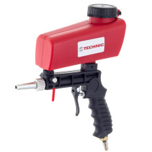 Handheld Pneumatic Sand Blasting Gun With Funnel Shut Off Valve For Rust Removal On Edges And Corners