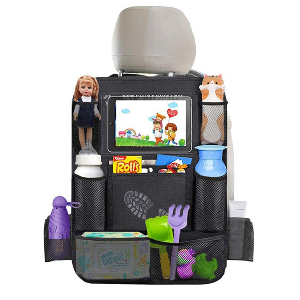 Car Organiser Back Seat For Kids, Car Seat Back Storage, Automotive Organisers With Table Holder, Kick Mats 9119770226983
