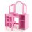 Coiffeuse infantil - HELLOSHOP26 - 2 en 1 - Espejo extraíble - MDF - Rosa 1