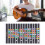 10 Blatt Gitarren-Griffbrettaufkleber, 11