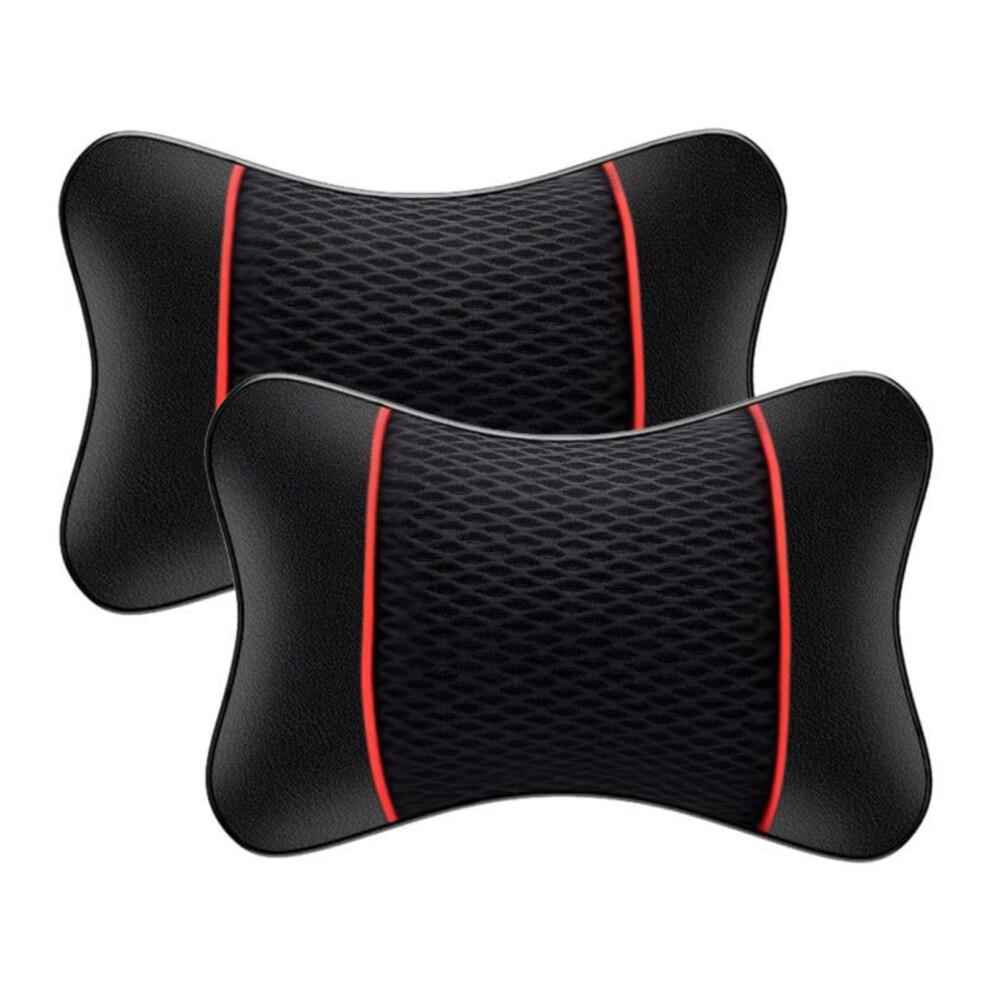 Car Headrest Pillow 2 Pcs Breathable Neck Support Removable Cushion For Niro Ii/Niro Ev/Niro Hybrid 20222024 9323874517650