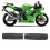 Paar 25 mm/28 mm Motorrad-Lenkergriffe, links und 11