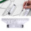 Rolling Straightedge Parallel Line Arc Curve Drawing Measurement Roller Ruler with Builtin Protractor (15 cm) 3