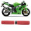 Paar 25 mm/28 mm Motorrad-Lenkergriffe, links und 11
