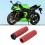 Paar 25 mm/28 mm Motorrad-Lenkergriffe, links und 12