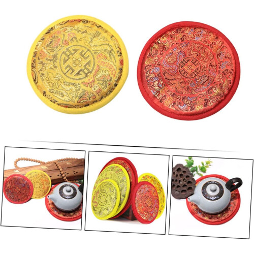 Tibetan Singing Bowl Pillow for Meditation, Durable for Buddhists 1