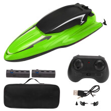 Op afstand bestuurbare boten voor zwembaden en meren. Krachtige RC-speedboot met kantelherstel, waarschuwing bij lage batterijspanning, snel