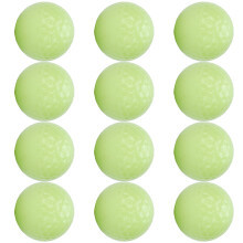 Glødende golfballer for nattsport, lysende nattgolfball dobbelt fluorescerende lag lysere langvarig lysende golfballer, ingen batteri nødvendig