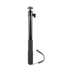 Underwater Photography Stick With Multiple Angles Expandable Rod Nonslip Handle For Action Cameras And Smartphones Black