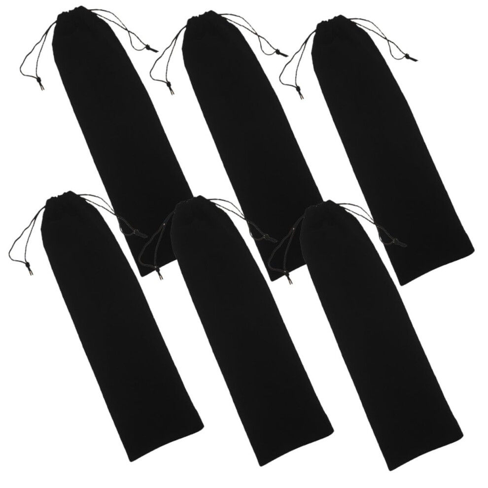 Curling Iron Travel Bags 6Piece Drawstring Organizer HeatResistant Sleeves Portable Case For Hair Straightener Storage