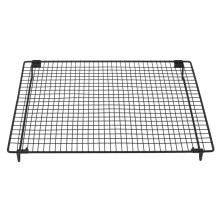 Grelha de resfriamento para assar, bandeja de resfriamento antiaderente e resistente para forno e churrasqueira, design durável em malha resistente