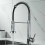 Versatile Kitchen Faucet, Solid Brass For Unmatched Robustness, Stainless Steel Pull Down Sprayer For Customizable Cleaning, Ceramic Disc Valves Ensur 1