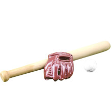 1 Set Baseball Simulation for Children's Toys Birthday Decoration Baseball Gloves Toys Sports Balls Sporty Miniatures Mini Glove Resin