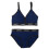 Damen Sport-BH Unterwäsche-Set, weich, 1