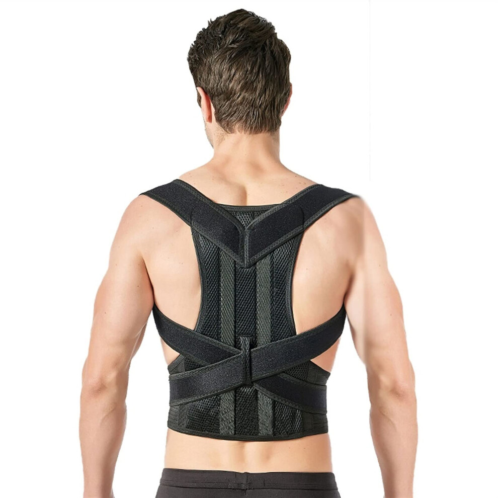 Posture Corrector Back Brace For Upper And Lower Back Support, Waist Belt, Neck And Shoulder Pain Relief, Size XSmall