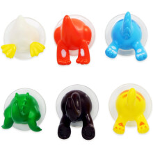 Kraftfulla sugkoppskrokar, mini-plastkrokar som kan monteras på vilken slät yta som helst, dekorativ funktion med starkt självhäftande för