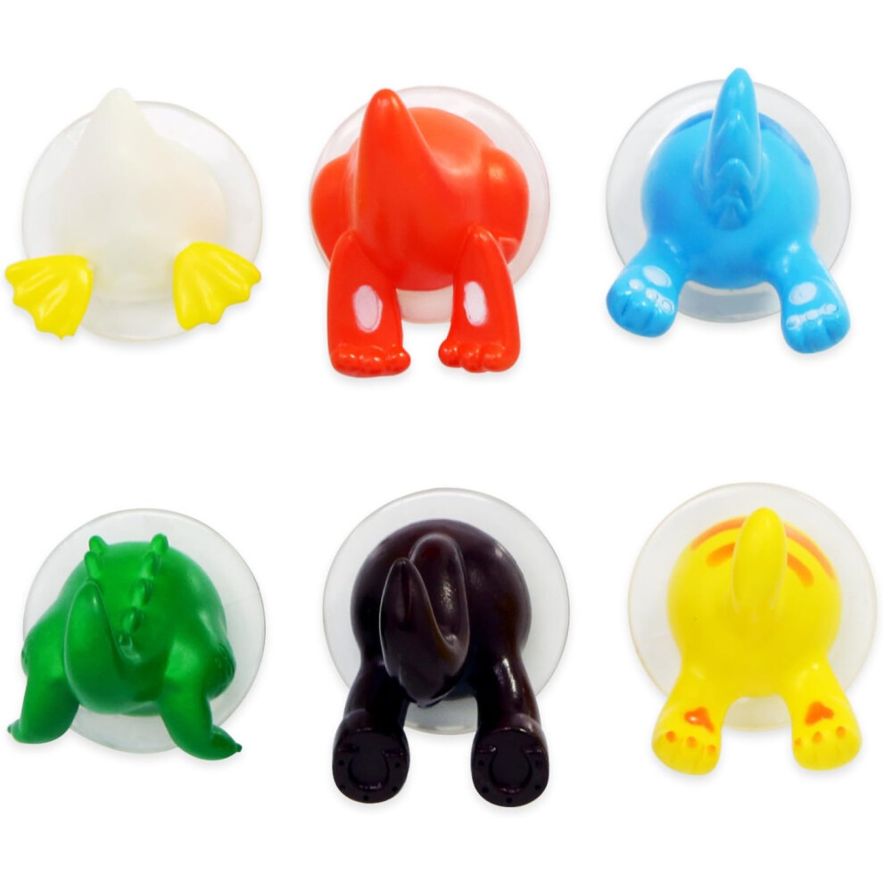 Powerful Suction Suction Cup Hooks, Mini Plastic Sucker Hooks That Can Be Mounted On Any Smooth Surface, Decorative Function With A Strong Adhesive Fo 9454554860121