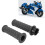 1 Paar Motorrad-Griffgriff, 25 mm, links und 11