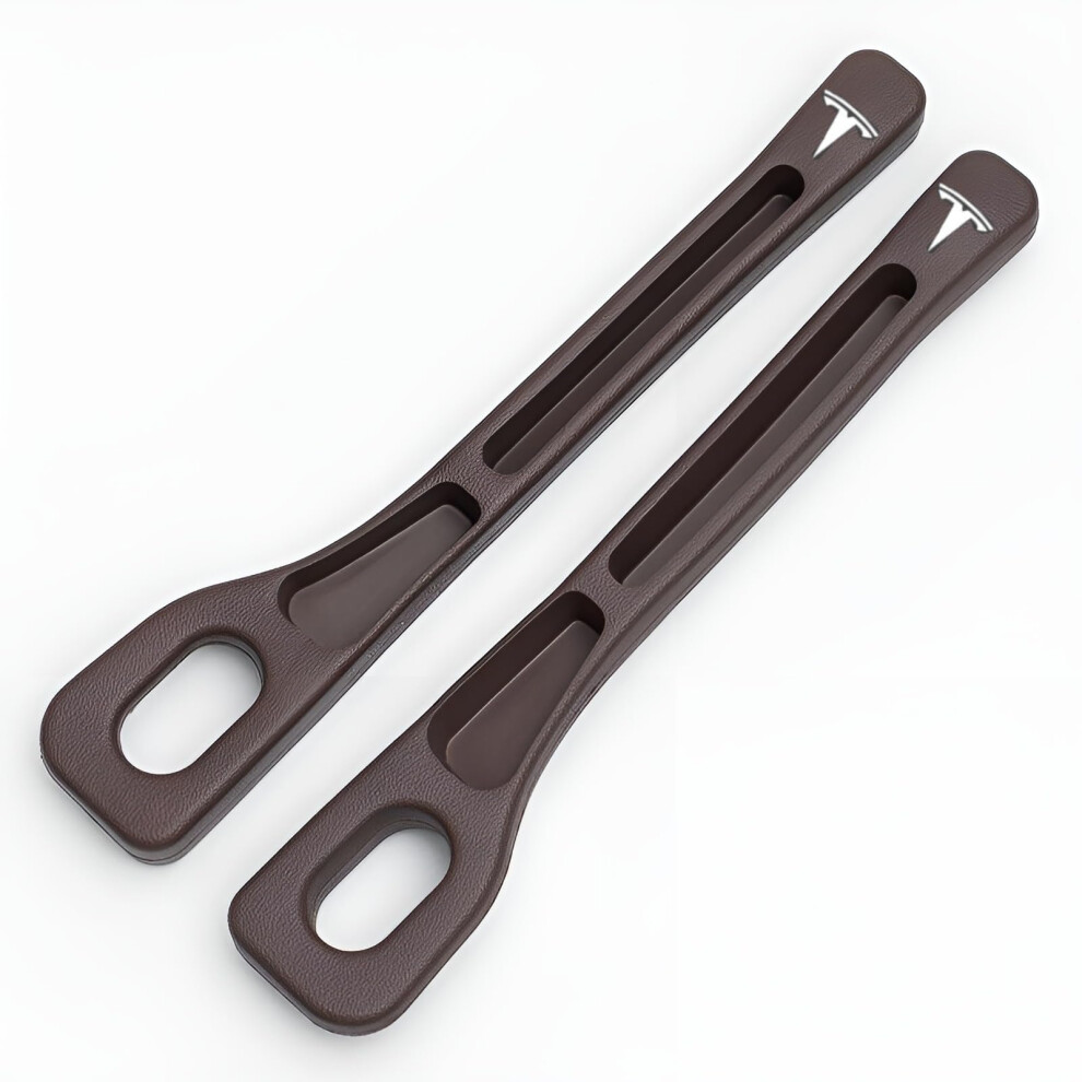 2 Pack Car Seat Gap Filler Organizer For Tesla Model Y 20212024, Prevent Item Dropping, Brown 9001264387273