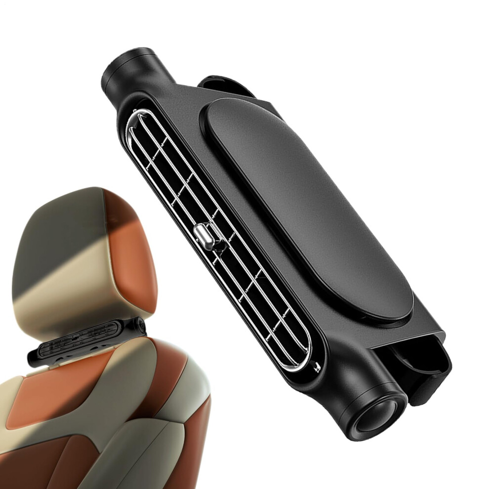 Car Backseat Fan With Double Turbine Airflow, 3000Mah Rechargeable Battery And 360 Adjustable Rotation 9001264387297