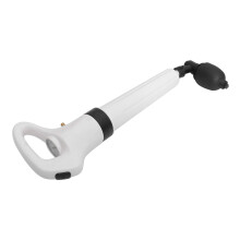 Toilet Drain Cleaner Practical Tool for Unclogging WC Plunger for Effective Toilet Cleaning Essential Bathroom Accessory White