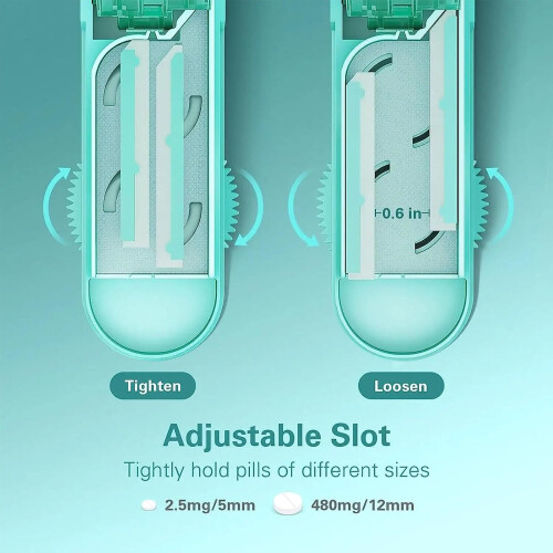 Pill Cutter For Small Pills Compact Pill Divider Pill Separator Multi Pill Cutter Precision Tablet Separator Green 2