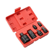 Impact Reducer & Sleeve Adapter Socket Wrench 6Piece Set, Drive Sizes 1/4, 1/2, 3/8, 3/4, For Air Ratchet Breaker Bar