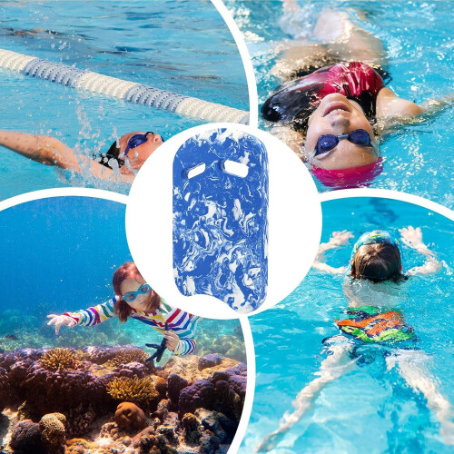 Swimming Board EVA Foam  Buoyancy Blue Carry Handle For Beginner Pool Training 2