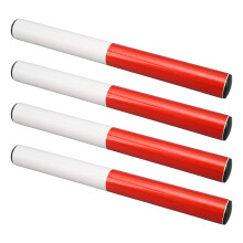 Staffelstäbe für Kinder und Erwachsene, leichte PVC-Laufstäbe mit komfortablem Griff und glatter Oberfläche, umweltfreundliches,