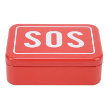 Boîte de rangement d'urgence en acier inoxydable, polyvalente et durable pour tous vos besoins en plein air.