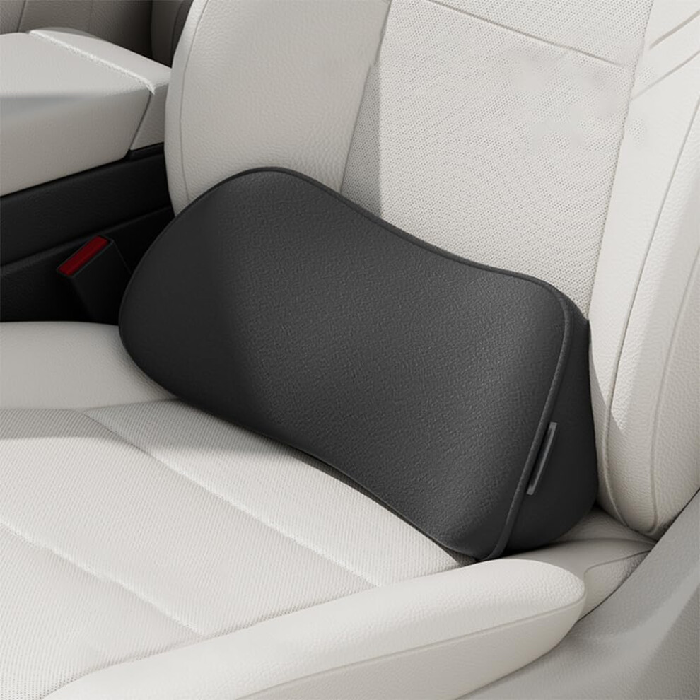 Car Lumbar Support Pillow For 2024 Memory Foam Backrest Cushion Car Back Cushion Four Seasons Model Black 9001264387969