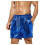 Men's Metallic Boxer Shorts Sequin Size M Blue Shiny 1