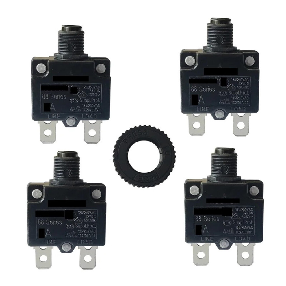 88 Series 9A Circuit Breaker Switch Overcurrent Protector Din Rail Mounted 9339159751916