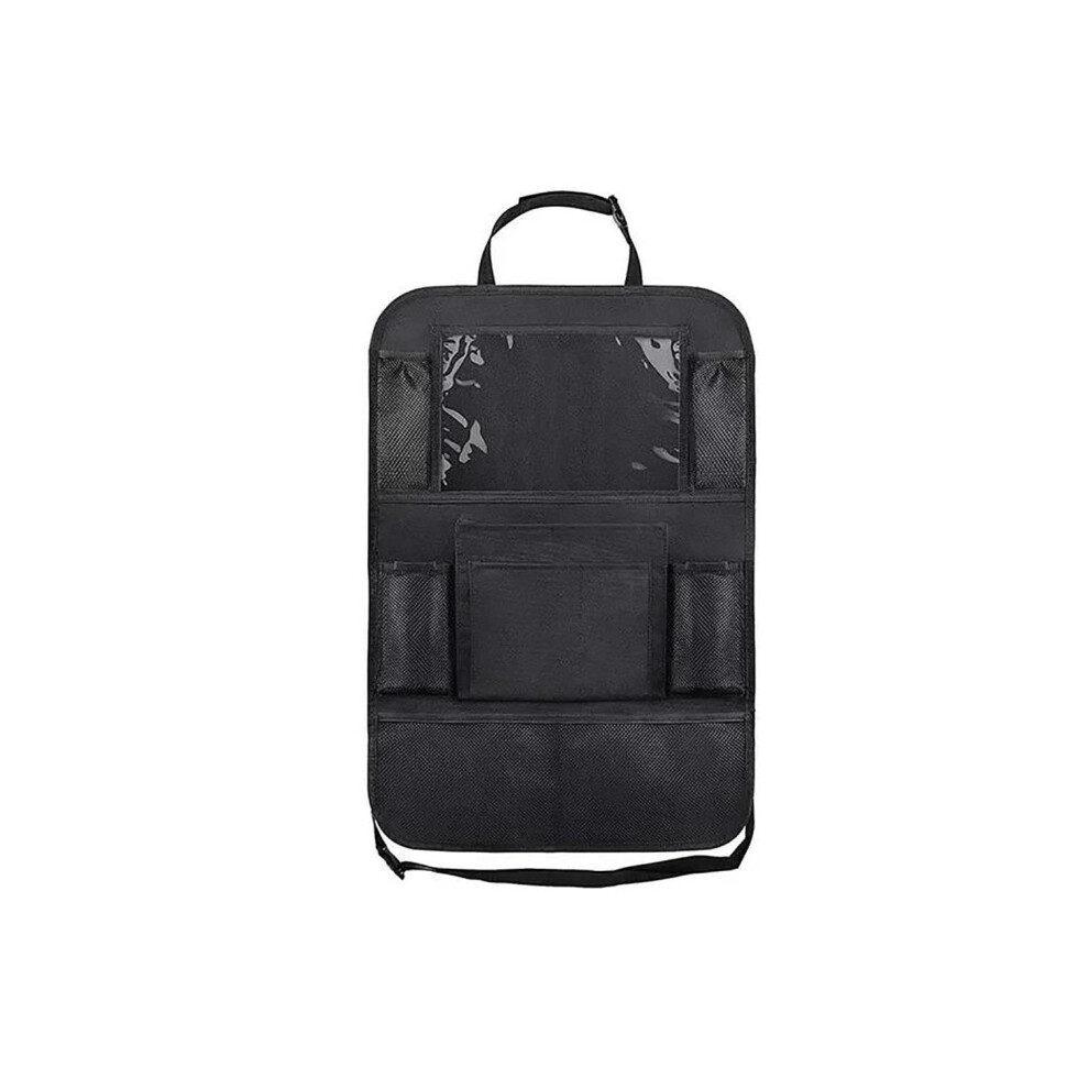 Car Organiser Multifunctional Car Seat Organizer Oxford Fabric Back Seat Storage With Tablet Holder Multi Pocket Black 9001264388461