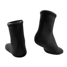 Chaussettes aquatiques en néoprène pour la plongée et le snorkeling, chaudes et anti-sable, avec fermeture velcro, 3 mm d'épaisseur, protection